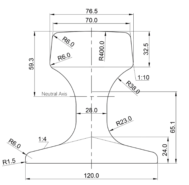 QU70KG Steel Rail QU70KG Steel Rail